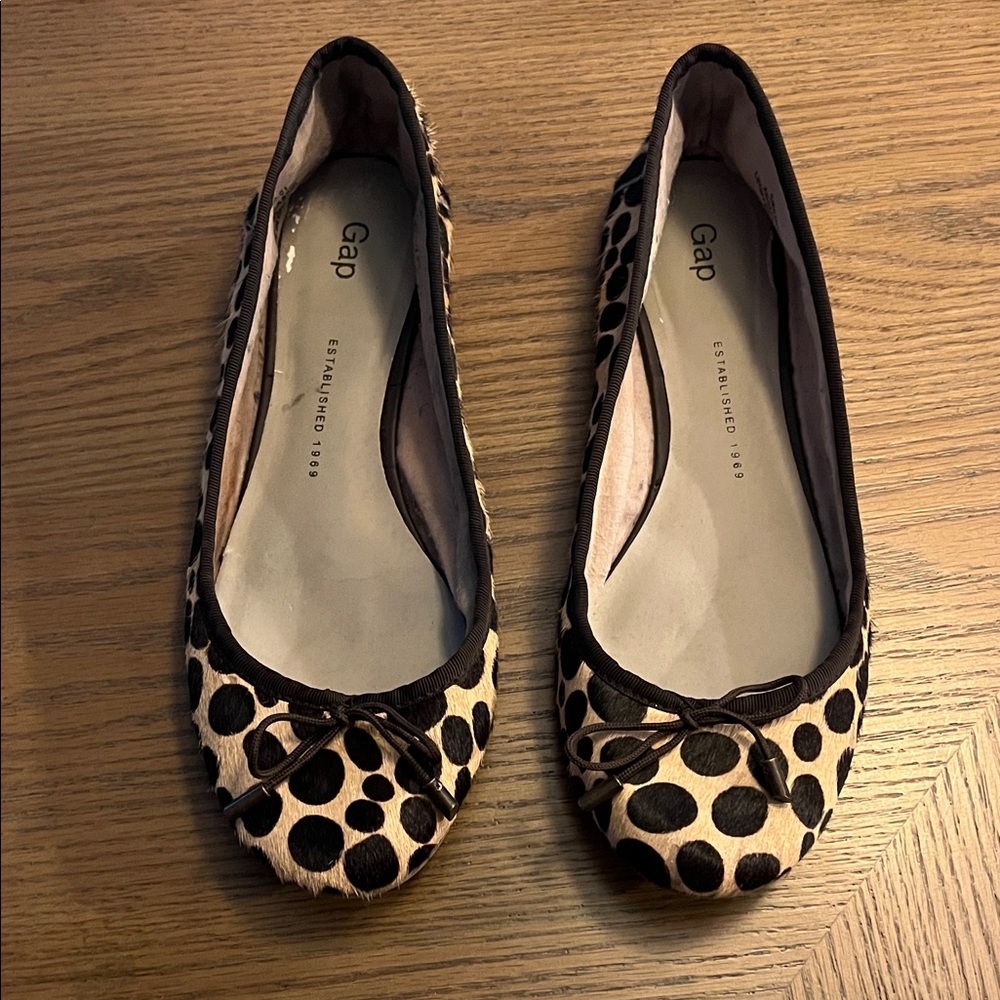 Gap Ballet Flats Size 8.5 Leopard